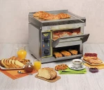 Toster przelotowy Roller Grill CT 540 B – Bufetowy | 540 tostów/h | Kwarcowy 1050°C