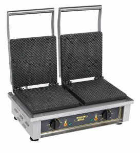 Gofrownica podwójna GED 40, 2 x wafel do rożków