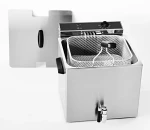Frytownica elektryczna trójfazowa Roller Grill MF 120 R z kranikiem – 12L | 380V | 6.4 kW