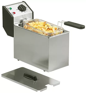 Frytownica elektryczna Roller Grill FD 50 – 5L | Tłoczona komora | Zimna Strefa | 3.2 kW