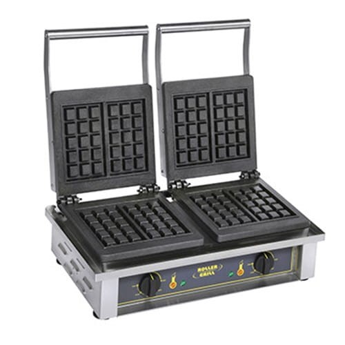 Gofrownica podwójna, mała kratka 4x6 Roller Grill GED 20