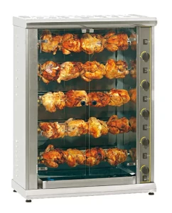 Rożen gazowy do 20 kurczaków, 5-poziomowy Roller Grill RBG-200